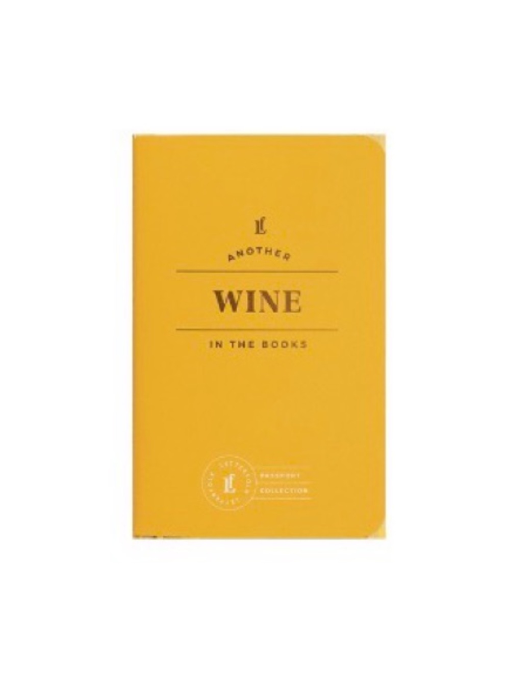 Wine in the Books Yellow Notebook - Wine Journal